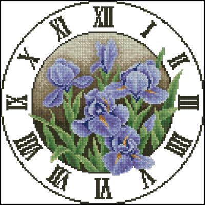 Скачать бесплатные схемы вышивки крестом часов Скачать бесплатные схемы вышивки крестом часов