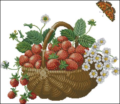 Схема для вышивки крестиком. под дождем Схема для вышивки крестиком. под дождем