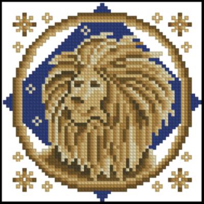 Вышивка крестом знак зодиака-лев Вышивка крестом знак зодиака-лев
