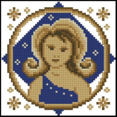 Зодиак дева вышивка Зодиак дева вышивка
