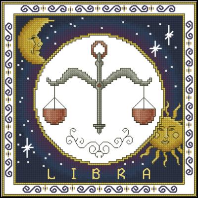 Знак зодиака весы вышивка схема Знак зодиака весы вышивка схема